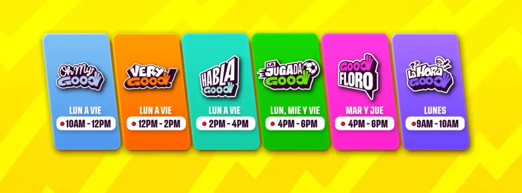 plancha de programas de todo good