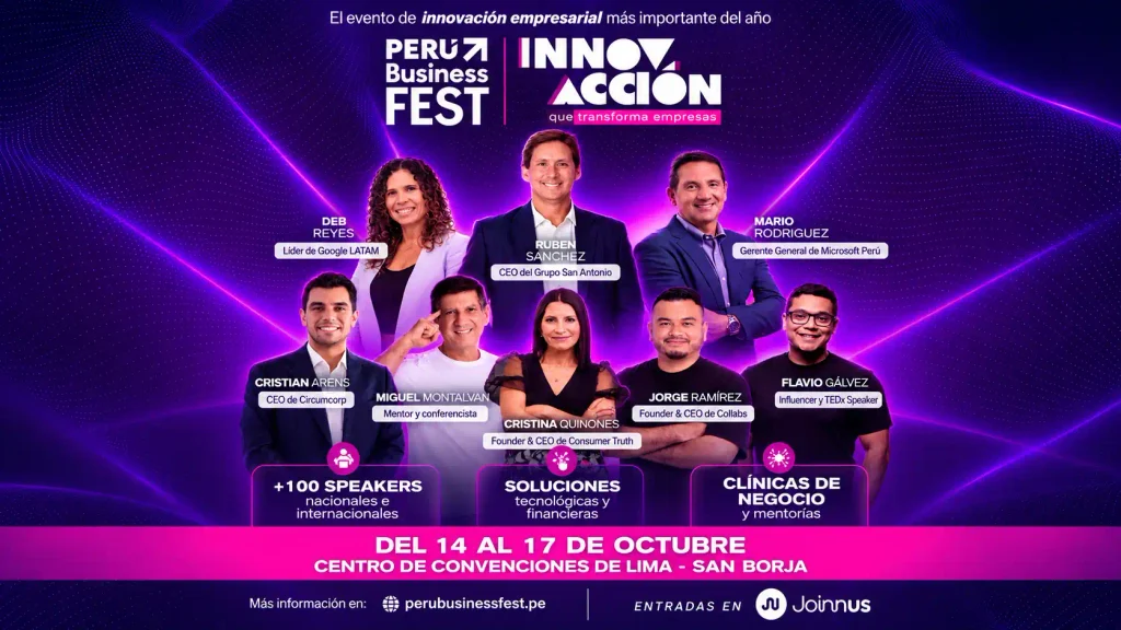 Perú Business Fest 2026, speakers